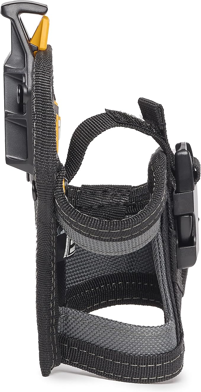 ToughBuilt ClipTech Series – Compact Drill Holster, Heavy-Duty Tool Holster ClipTech Hub, Adjustable Drill Strap, Bit Pockets, Rugged 1680D Construction Secure Jobsite Access (TB-CT-20-S)