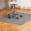 BARoyal Office Chair Mat for Hardwood Floor Under Desk Computer Rolling Chair Mat for Wood/Tile Floor Non-Slip Heavy Duty Desk Rug PVC Plastic Hard Floor Protector 45" x 53"(Gravel)
