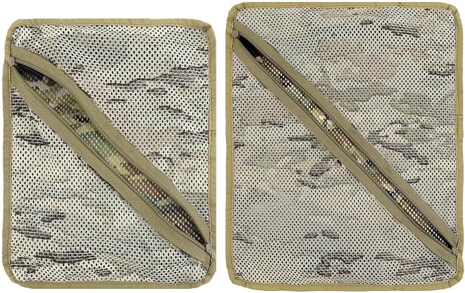 PETAC GEAR Tactical Storage Mesh Pouch Set,Insert Modular Utility Admin Pockets,Travel Organizer EDC Bag