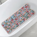 Deluxe Bathtub Mat Non Slip,Machine Washable Bathtub Floor Liner Mats, Suction Cups and Drain Holes to Keep Tubs Clean, Soft on Feet, Bathroom Essentials, 39.4x15.8 Inch