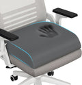 TranquilRelax Large Seat Cushion，Soft Foam Cushion for Long Sitting Hours on Office Chair, Home & Car, Non-Slip Chair Pad for Relieving Back & Sciatica & Hip & Coccyx Pain (Grey)