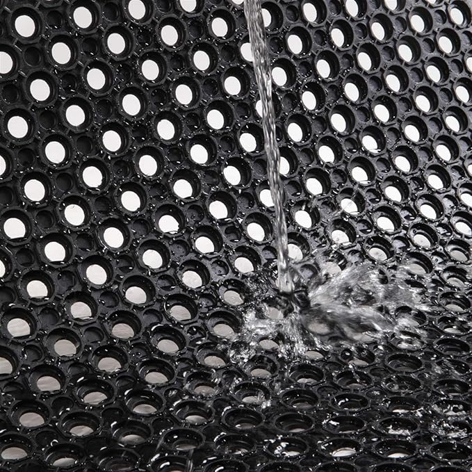Uniboho Outdoor Rubber Floor Mats Anti Slip Commercial Resturant Kitchen Mat Rubber Drainage Mat 35x24 Inch Heavy Duty Door Mat for Garage Garden Indoor Outside Industral Pool Entrance Bar Wet Area