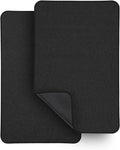 Bosap Bath Mat,Ultra Thin Bathroom Runner Rugs,Large Bath Mats for Bathroom,Quick Dry,Non-Slip,Machine Washable,Low Pile,Bath Rug,Shower Outside,Sink,Home Decor Accessories.Black,1'5"x2'3"(2 Pack)