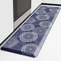 LuxStep Kitchen Mat Waterproof Kitchen Rugs for Floor Cushioned Anti-Fatigue Mat Non-Slip Standing Desk Mat Comfort Floor Mats for House Sink Office 17.3" x 60" Blue