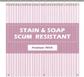 EHZNZIE Pink Shower Curtain Liner 72x72, PEVA Waterproof Bath Curtain, No Chemical Smell, 3 Weighted Magnets, Durable with Rustproof Metal Grommets
