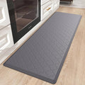 Kitchen Mats for Floor - Anti Fatigue Mats for Kitchen Floor - Non Slip Cushioned Rugs for Standing, Office, Sink, Laundry, Grey