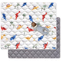 Odorless Premium Foam Baby Play Mat 75" x 59", Soft Microfiber Fabric Crawling Mat for Floor- Comfortable and Hypoallergenic, Non-Slip Cushioned Floor Playpen mat for Infants,Babies,Toddlers