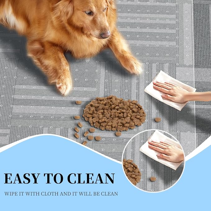 Tonaus Office Chair Mat for Carpet, 48"×36" Carpet Chair Mat for Low Pile Carpets, 2.2mm Transparent