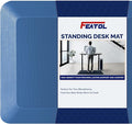 FEATOL Anti Fatigue Mat for Standing, 9/10 Extra Thick Ergonomic Standing Desk Mat, Comfort Memory Foam Standing Mat at Home,Office All Day (20" x 59", Blue, 1PC)