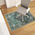 Office Chair Mat for Hardwood Floor, 48"x36" Easy Glide Computer Desk Mat Protector for Rolling Chair Under Desk Rug Nonslip Backing, Machine Wash (Modern)