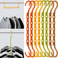 Mr. Pen- Space Saving Hangers, 8 pcs, 360° Rotating Hooks, Magic Cascading Hanger Organizer with 5 Enclosed Slots, Closet Organizers and Storage for Clothes, College Dorm Room Essentials