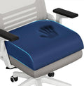 TranquilRelax 2XL Seat Cushion, Memory Foam Cushion for Long Sitting Hours on Office Chair, Car Seat, Non-Slip Chair Pad for Sciatica, Coccyx, Tailbone Pain Relief & Post-Surgery Recovery (Blue)