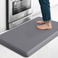 4/5 Inch Thicker Kitchen Mat, Cushioned Thick Floor Comfort Mat, with Non-Slip Bottom, Water & Stain Resistant, Easy Clean Standing Desk Mat for Kitchen, Sink, Office (17.3"x28"x0.8", Grey)