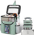 Attmu Shower Caddy Portable for Dorm Room Essentials, Hanging Shower Bag for College, Large Capacity Mesh Shower Caddy for Bath Essentials (Dusty Green)