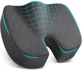 TushGuard Seat Cushion - for Office Chair, Car Seat, Airplane, Bleacher - Sciatica & Coccyx Pain Relief Desk Chair Cushion for Long Sitting Office Workers, Car Drivers(Grey, XXX-Large)