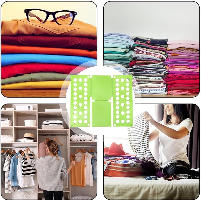 Clothes Folding Board, T-Shirt Folder, Fast Foldable Household Liner Sorter, Home Storage Tool, Laundry Sorter Helper Liner for Dorm Travel Hotel