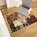 Office Chair Mat for Hardwood Floor, 48"x36" Easy Glide Computer Desk Mat Protector for Rolling Chair Under Desk Rug Nonslip Backing, Machine Wash (Modern)