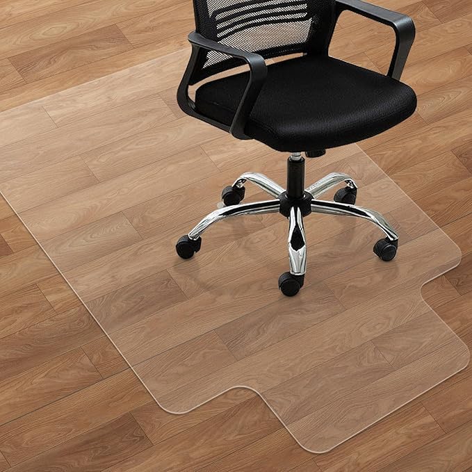 Office Chair Mat for Hardwood Floors - 36"x47" Desk Chair Mats Home Floor Protector Heavy Duty - Easy Clean