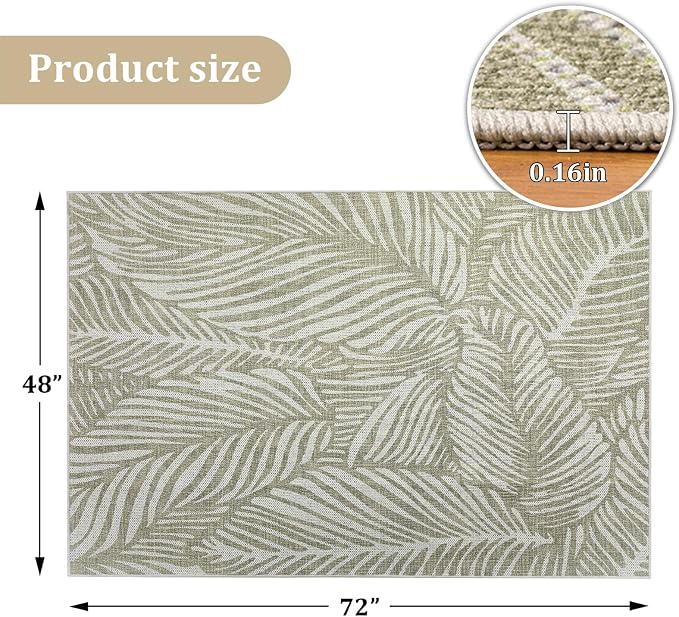 Office Chair Mat for Hardwood Floor, 48"x72" Easy Glide Computer Desk Mat Protector for Rolling Chair Under Desk Rug Nonslip Backing, Machine Wash, (Modern)