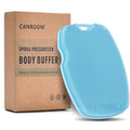 Canroom Silicone Body Scrubber - Anti Zinc Infused-Highly Elastic Bristles Exfoliating Body Scrubber for Shower Body,Cellulite Reduction,Blood Circulation - Azure