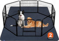 Washable Dog Pee Pads Extra Large 72"x72" – 2 Pack Super Absorbent, Quick-Dry Non-Slip Reusable Puppy Pads for Playpen, Crate & Floor, Pet Training Mats for Housebreaking & Incontinence