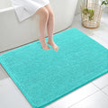 OLANLY Large Bathroom Rugs 40x32, Extra Soft Absorbent Chenille Bath Rugs, Rubber Backing Quick Dry, Machine Washable Bath Mats for Bathroom Floor, Tub and Shower, Home Decor Accessories, Teal