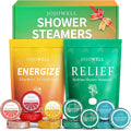Shower Steamers Aromatherapy - 12 Pack Shower Bomes with Essential Oils, Birthday Gifts for Men Women, Mothers Day Gifts for Mom Wife Grandma from Daughter Son, Relaxation Self Care Gift for Women Her