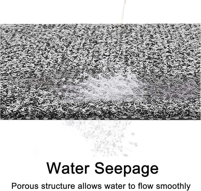 Leotruny Bath Tub Shower Mat 40 x 16 Inch Non-Slip Soft PVC Loofah Mats for Bathroom (C04-Mix Color)