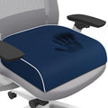 SweetSlubr Seat Cushion for Tailbone Pain Relief, Office Chair Cushion, Memory Foam Large Chair Cushion with Non-Slip Cover for Soft Support at Office Chair, Car Seat, Airplane Dark Blue/X-Large