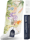 Bath Tub Mat Non Slip Anti Mold for Kids BPA Free INCL Hooks - homerella® Ocean Sea Animals 40x16, Baby Bath Mat Non Slip 200 Suction Cups, Non Toxic Machine Washable Toddler Bath Mat, EU Certified
