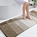 OLANLY Large Bathroom Rugs Mat 54x24, Extra Soft Absorbent Microfiber Bath Rugs, Rubber Backing, Quick Dry, Machine Washable Bath Mat for Bathroom Floor, Tub and Shower, Home Decor Accessories, Coffee