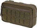Mini Modular Admin Pouch Tactical MOLLE Utility Tool Pouch for Chest Rig Duty Vest Battle Belt Backpack Accessory Small Dangler Bag EDC Gear Carrier IFAK Medical Kit Organizer
