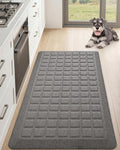 Color&Geometry 0.9 Inch Extra Thick Anti Fatigue Kitchen Floor Mat, High-Density Supportive Foam Standing Desk Mat, Waterproof Non-Slip Comfort for Sink, Office, Laundry, 20"x39", Grey