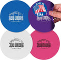 JAR HEADS Rubber Jar Opener Gripper Pad 4 Pack - Thick 5 Inch Grippers for Opening Jars Made in the USA - Jar Opener for Weak Hands & Seniors with Arthritis
