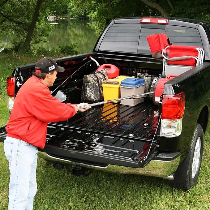 TOKPELA Cargo Grabber Reach Retriever Tool, Truck Cargo Grabber, 6.3FT Telescoping Pull Pole with 2 Hook, Grabber Reach Tool for Pickup Truck Bed, Heavy Duty Truck Accessories