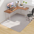 Blvornl Large Office Chair Mat for Hardwood Floor, Rolling Chair Chair Mat for Hard Wood, Large Anti-Slip Hard Floor Protector, Heavy Duty Computer Desk Rug for Office and Home 50"*63"