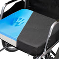 Ifoam Gel Infused Memory Foam Layer Wheelchair Cushion - Seat Cushion for Wheelchair-Office Chair, Kitchen Chair-Pressure Sore and Tailbone Pain Relief-High Dense Polyfoam Base (Black, 18×16×3 inch)