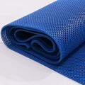 Drainage Non Slip Mats 3'x3.3' Heavy Duty Commercial Floor Mat Mesh Hollow Door Mat Roll for Swimming Pool Bathroom Kitchen Garage Indoor Outdoor Wet Area,Blue,0.9×1M/3×3.3FT