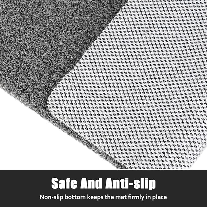 Large Shower Mat Non Slip, 36x36 Inch Shower Floor Mat with Drain Hole in Middle, Super Soft and Comfortable PVC Loofah Massage Bath Mat for Shower, Anti Slip Shower Stall Mat, Quick Drying