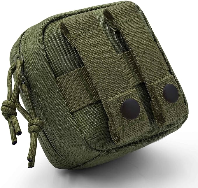 2 Pack Small Admin Pouch, 1000D Tactical Molle Mini Tool EDC Waist Belt Pouches Bag for Vest Backpack