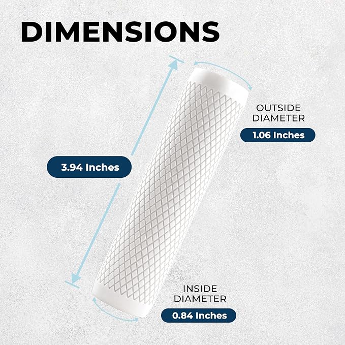 HammerHead Showers® Shark Skin Grip Compatible for HammerHead Showers 1-Spray Handheld Shower Head – Slip-Free Grip for Handheld Shower Head for Elderly or Kids – Handshower Silicone Grip