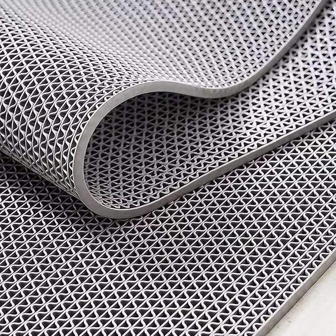 WochiTV Non Slip Drainage Mats PVC Pool Floor Mat 0.23'' Thick Outdoor Indoor Parking Space Mat for Bathroom Garage Basement Backyard Commercial Kitchen 3x10Ft