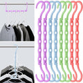 Mr. Pen- Space Saving Hangers, 8 pcs, 360° Rotating Hooks, Magic Cascading Hanger Organizer with 5 Enclosed Slots, Closet Organizers and Storage for Clothes, College Dorm Room Essentials