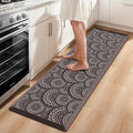 Mattitude Kitchen Mat, 17.3x60in Heavy Duty Ergonomic Comfort Foam Standing Desk Mat, Waterproof Non-Slip Standing Mats and Rugs for Kitchen, Office, Laundry, Chocolate