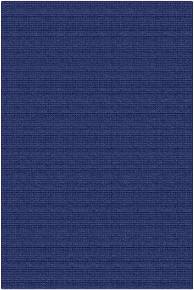 KOZYFLY Washable 4x6 Entry Woven Area Rug, Braided Throw Rugs for Entryway, Non Slip Door Mat Indoor Entrance, Front Porch Carpet for Foyer, Kitchen, Bedroom, Living Room, Royal Blue/Navy