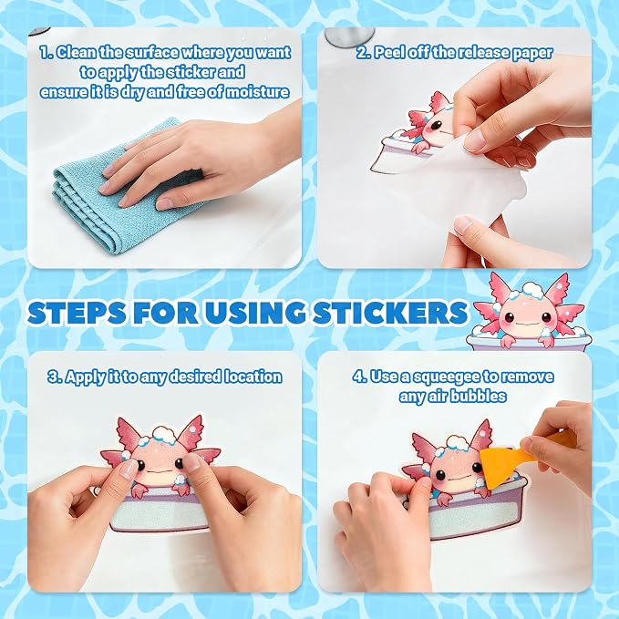 UNEEDE Kids Bathtub Mat with 17PCS Non Slip Bathtub Stickers, Non Slip Shower Mat for Toddlers, Washable Anti Slip Tub Surface, Soft Rubber Mat for Bath tub Shower, Waterproof Bathtub Essentials