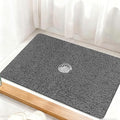 Shower Mat Non Slip: 32 x 24 Inch Extra Large Loofah Shower Mats for Inside Shower - Anti Slip Shower Stall Matt with Drain Hole in Middle