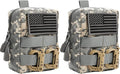 FRTKK 2 Pack Molle Pouches - Tactical Compact Water-Resistant EDC Pouch Bag Small Utility Pouch