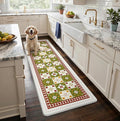 GENIMO Anti Fatigue Kitchen Mats for Floor, Cushioned Non Slip Kitchen Rug, Waterproof Kitchen Floor Mat Runner, Kitchen Mat for Laundry, Sink, Office, Entryway, 23.6"x71", Green