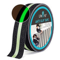 LifeGrip Anti Slip Traction Tape with Glow in Dark Green Stripe, 2 Inch x 38 Feet - Best Grip, Friction, Abrasive Adhesive for Stairs, Tread Step, Indoor and Outdoor, Black (2 inch X 38 feet)